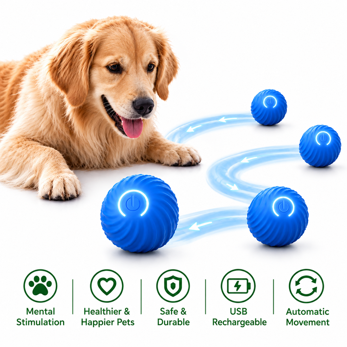 PawJoy Smart Bounce Ball